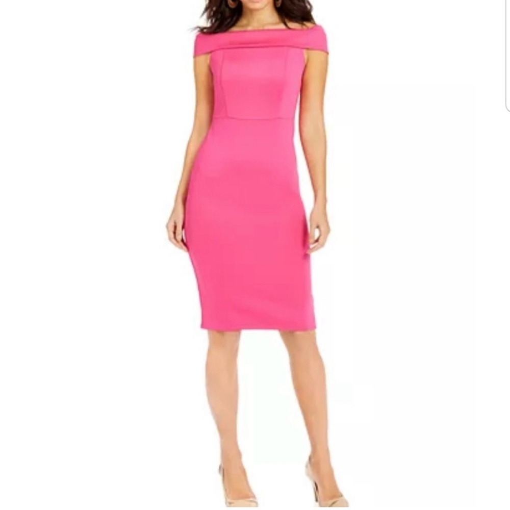 THALIA SODI OFF-THE-SHOULDER BODYCON DRESS - like new